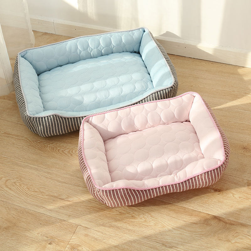 Cool feeling pet bed